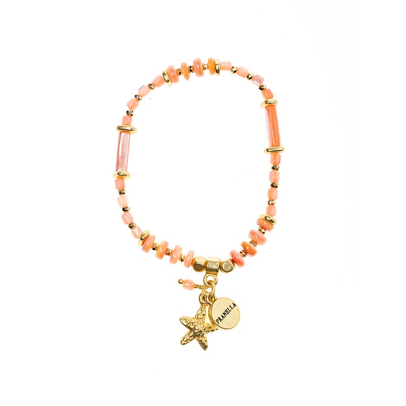 Peachy Starfish Bracelet