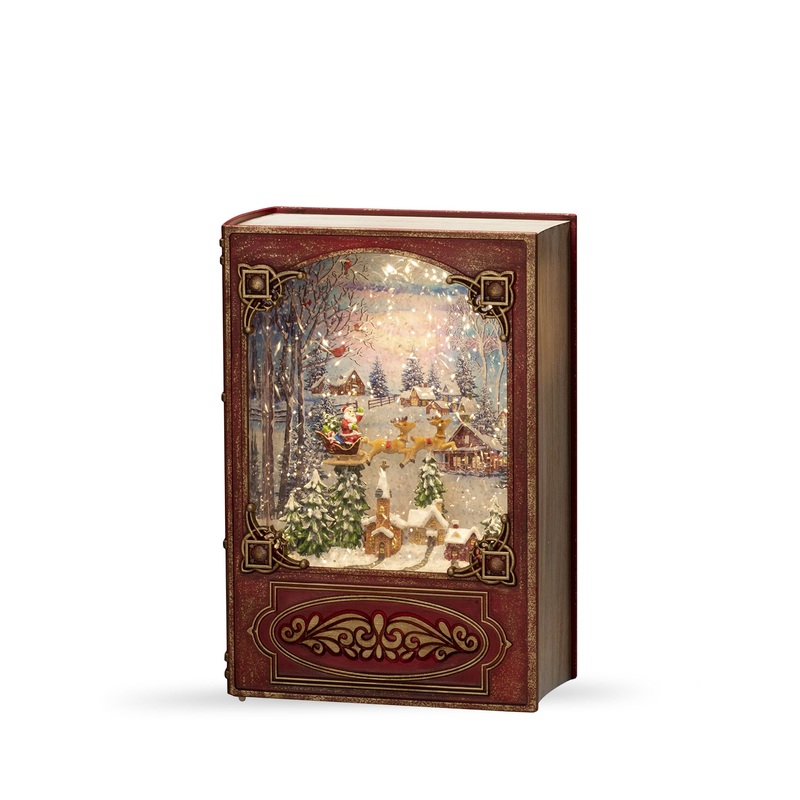 Red Book Water Lantern Christmas Decoration