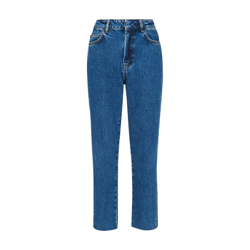 Denim Authentic Slim Frayed Jean