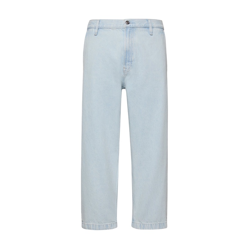 High Rise Cropped Tapered Jeans