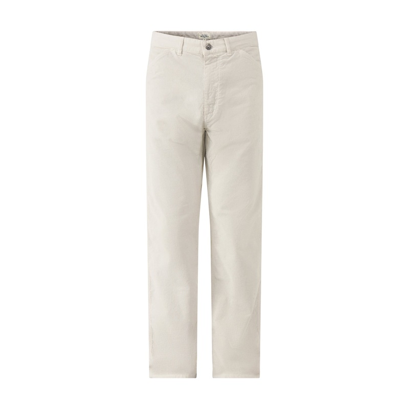Terrence 14 Wales Garment Dyed Trouser Winter White