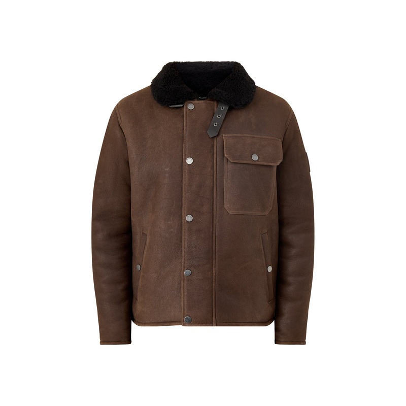 Beacon Sheerling Leather Jacket