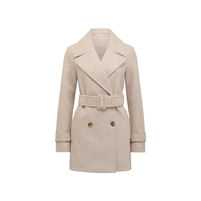 Belle Short Wrap Coat