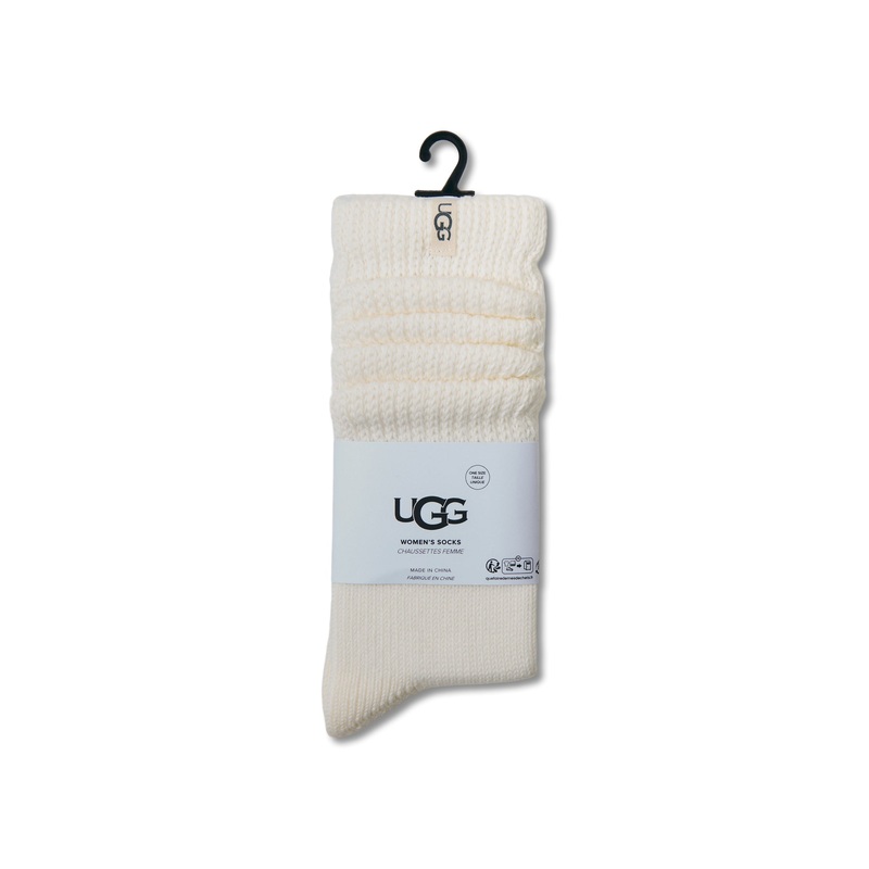 Elowyn Cable Knit Fleece Lined Sock Cream
