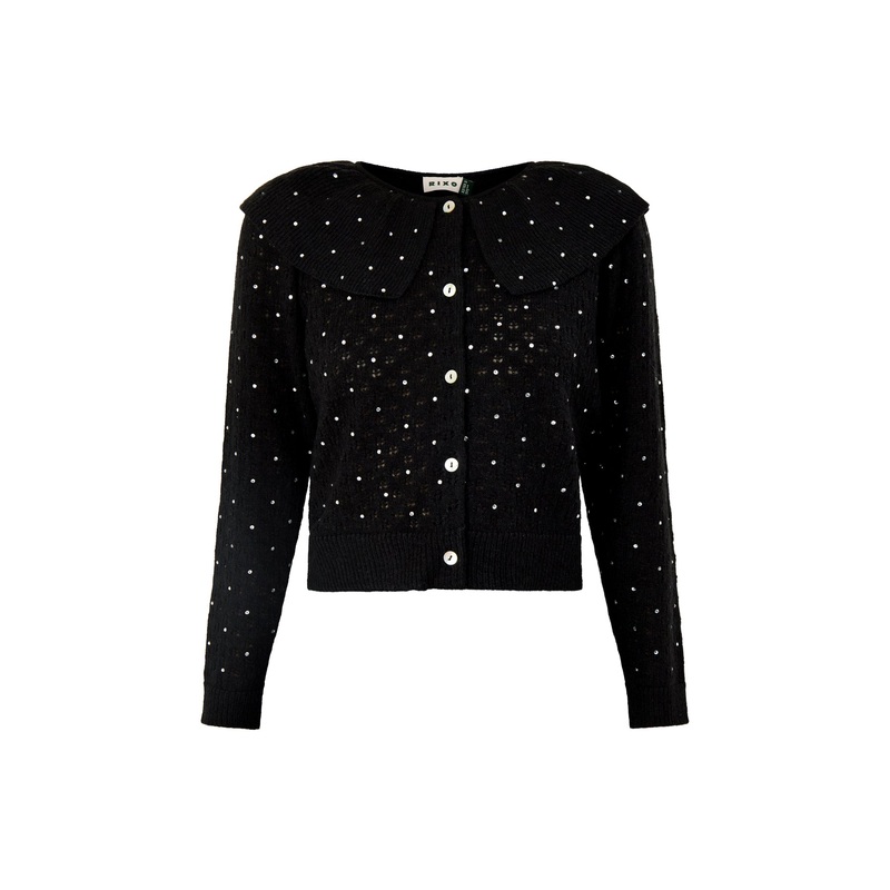 Jelena Cardigan Crystal Black