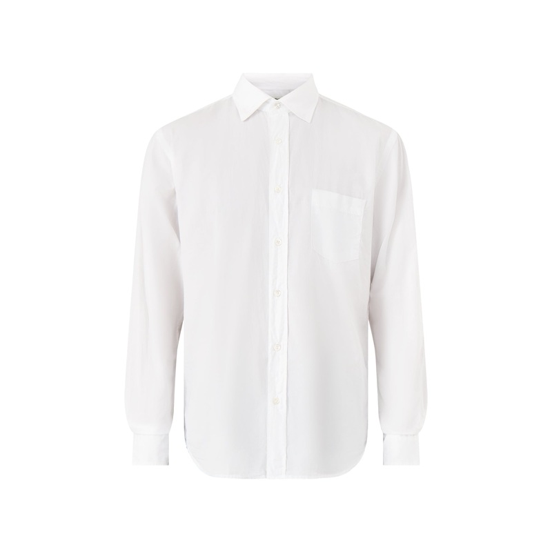 Paul Pat Peach Twill Woven Shirt White