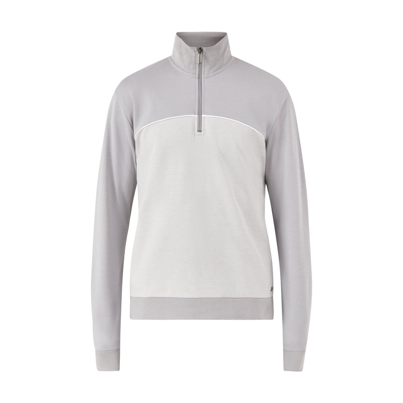 Tracksuit 1/4 Jacket Light/Pastel Grey