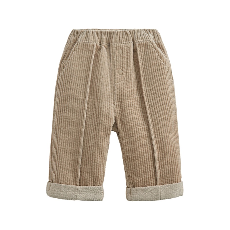 Corduroy Trousers Beige