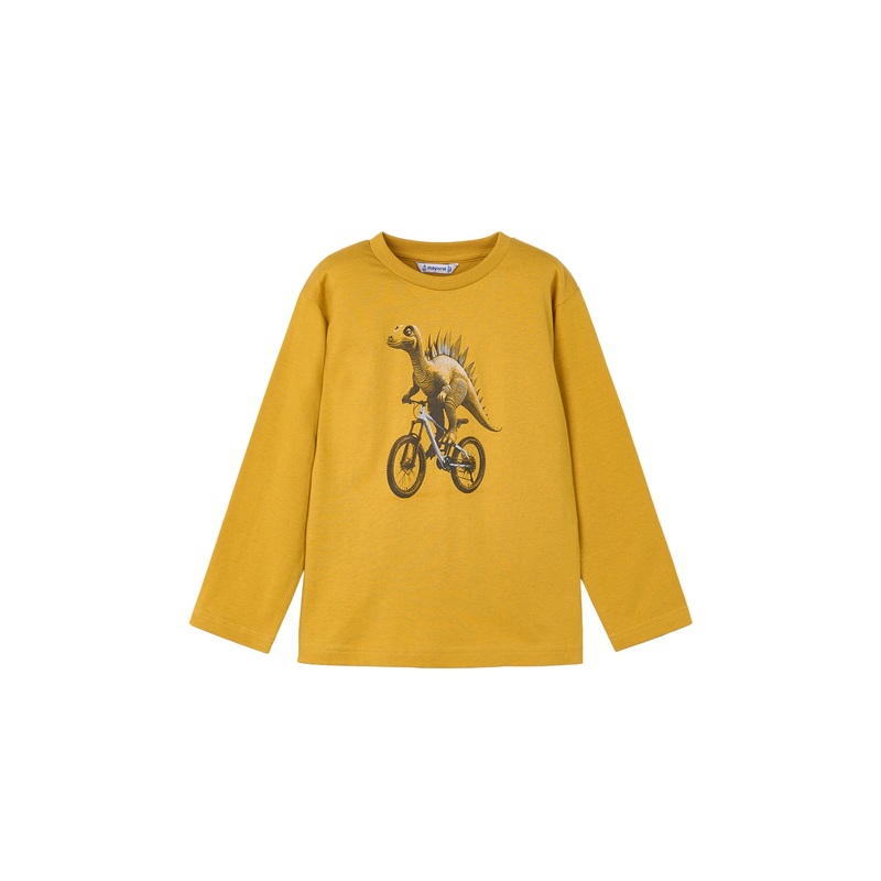 Dino Bike T-Shirt Mustard