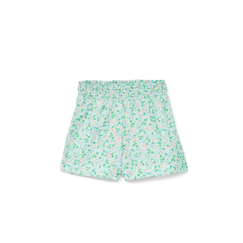 Iris Ditsy Print Shorts Cloud Dancer