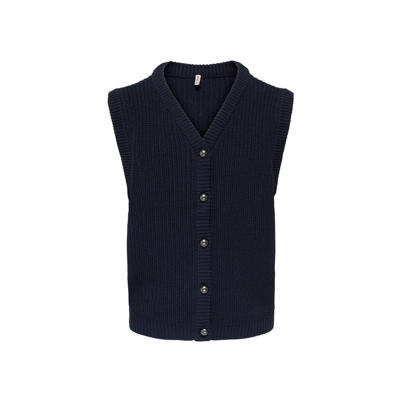 Jenny Button Vest Night Sky