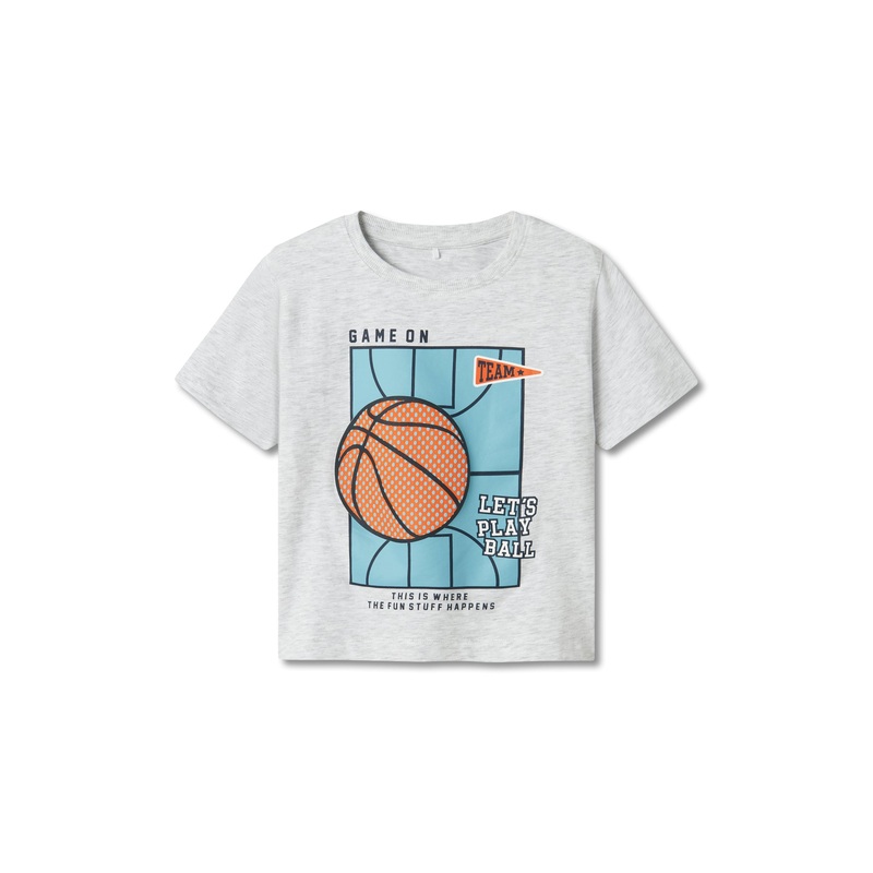 Keith T-Shirt Light Grey