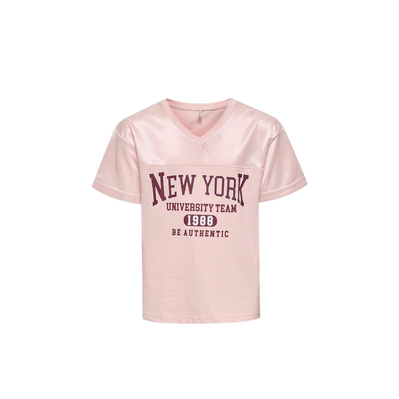 Lulup V-Neck Top Pink