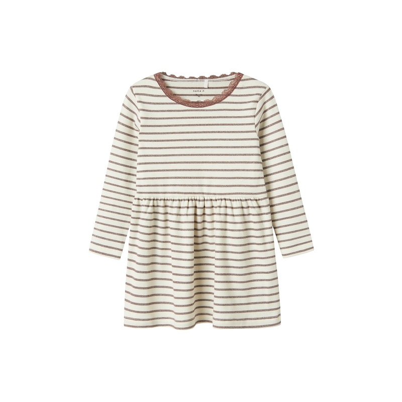 Nette Long Sleeve Dress Peppercorn