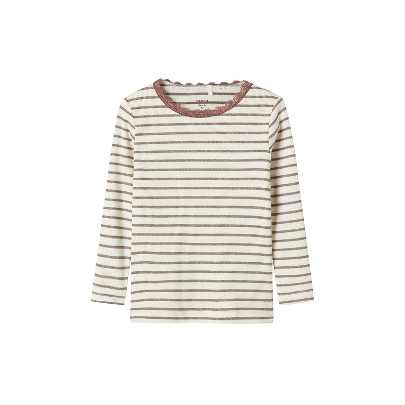 Nette Slim Long Sleeve Top Peppercorn