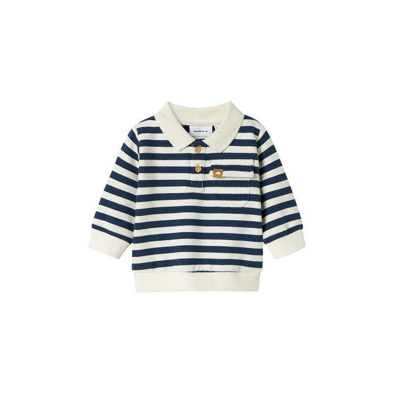 Nilsen Polo Sweatshirt Blue