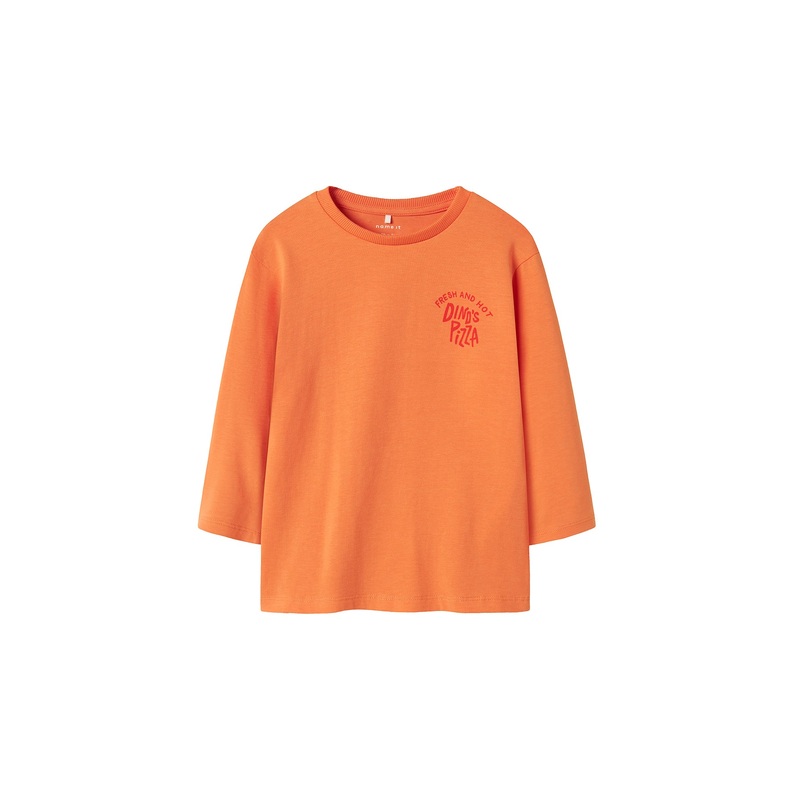 Noah Long Sleeve Top Dusty Orange