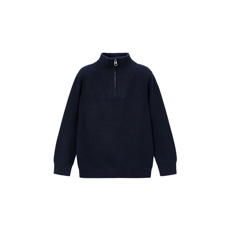 Quarter Zip Sweater Navy
