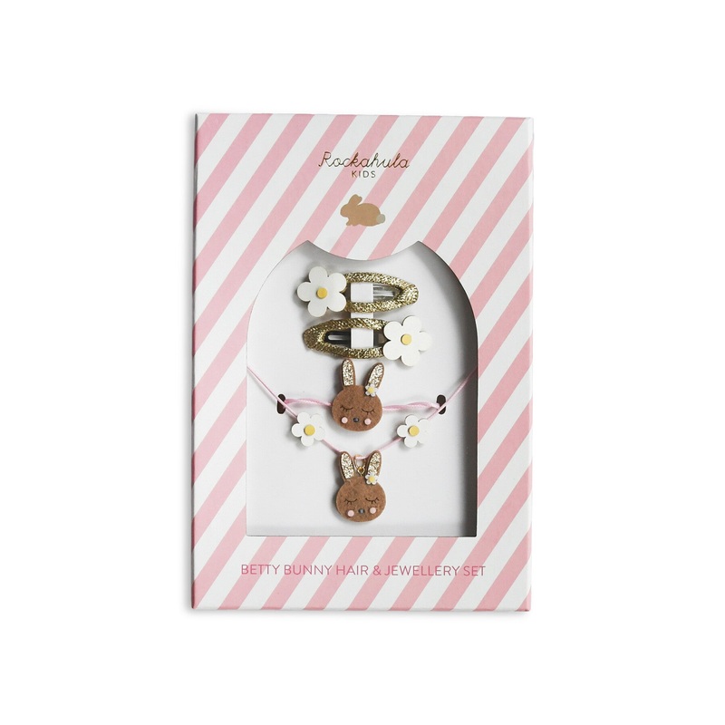 Betty Bunny Jewellery Set Pink