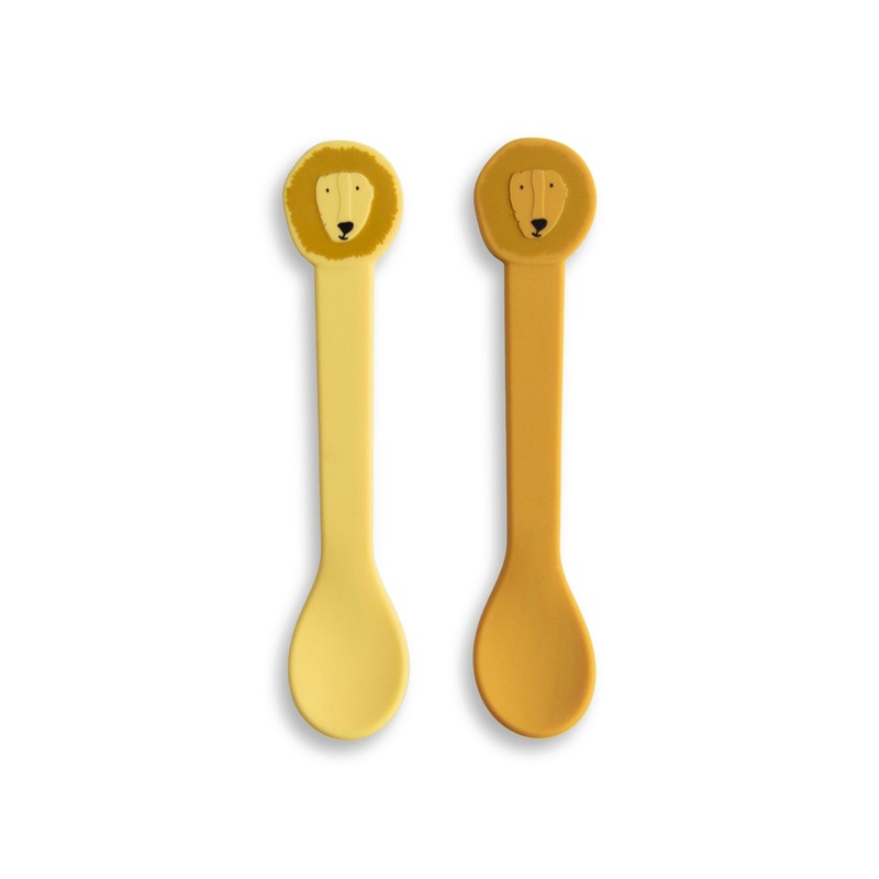 Mr Lion Silicone Spoon 2 Pack