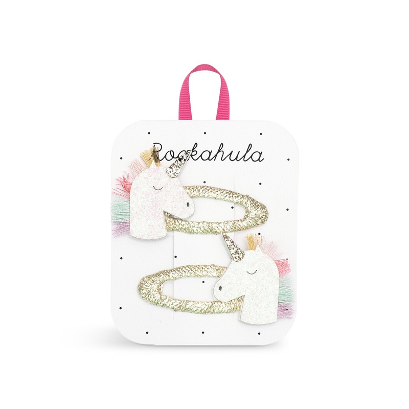 Rainbow Unicorn Hair Clips