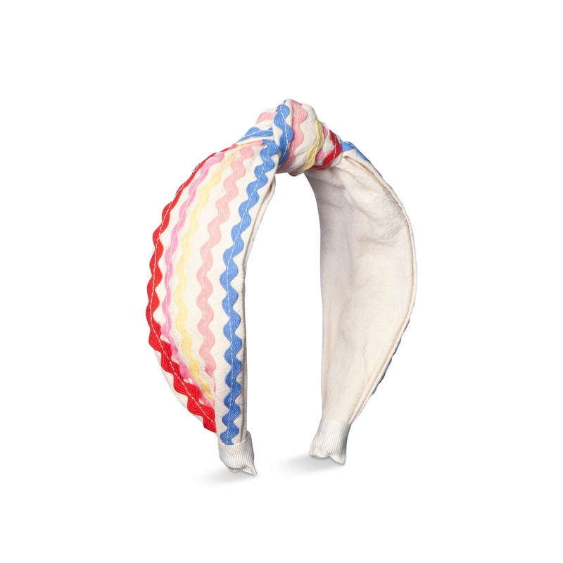 Ric Rac Rainbow Knotted Headband