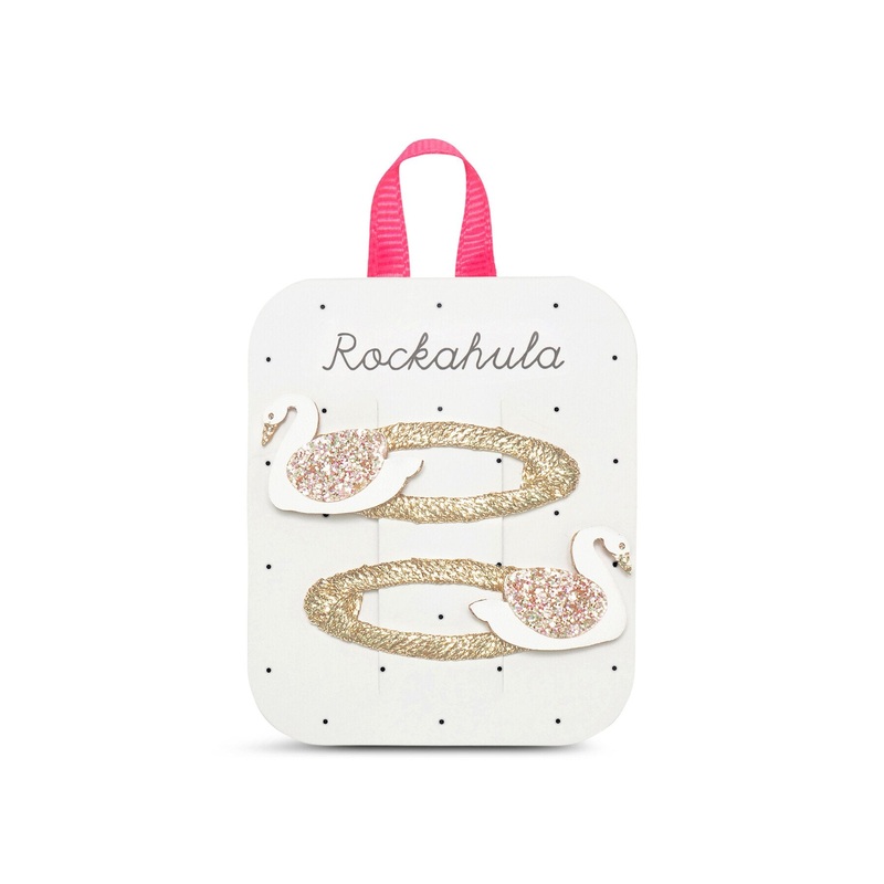 Swan Lake Hair Clips White