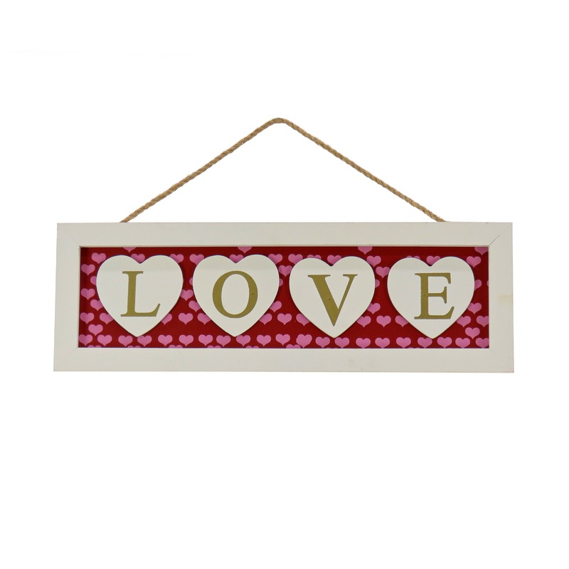 16 in. Valentine's 'LOVE' Hanging Wall Decoration
