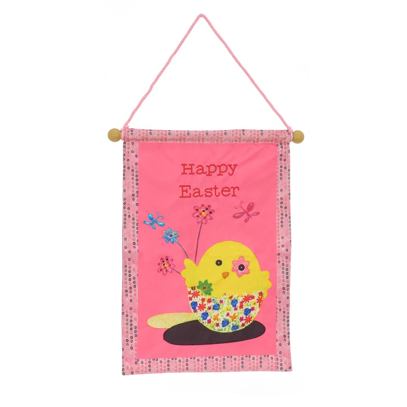 18 in. Happy Easter Hanging Banner Decoration