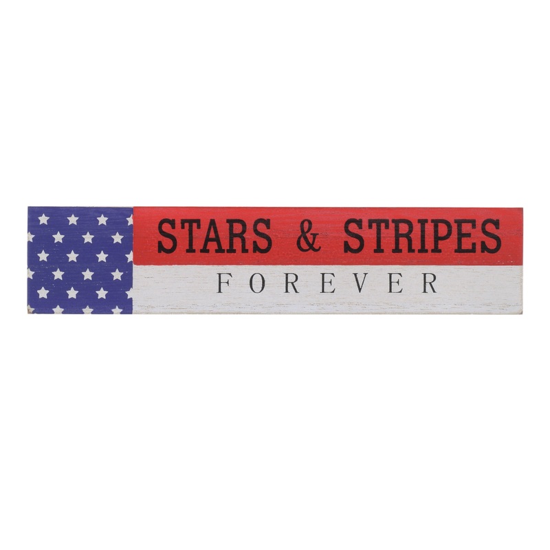 19 in. Patriotic Stars & Stripes Forever Table Decoration