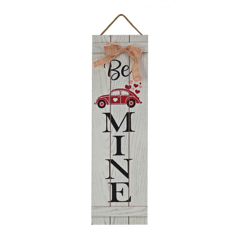 24 in. Valentine's 'Be Mine' Hanging Wall Decoration