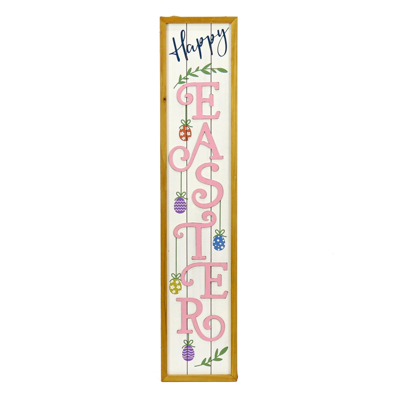 43 in. Happy Easter Sign Porch Decoration