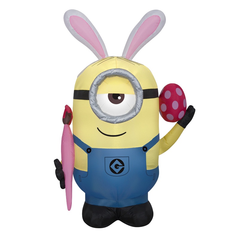 48 in. Inflatable Easter Despicable Me Minion Decoration