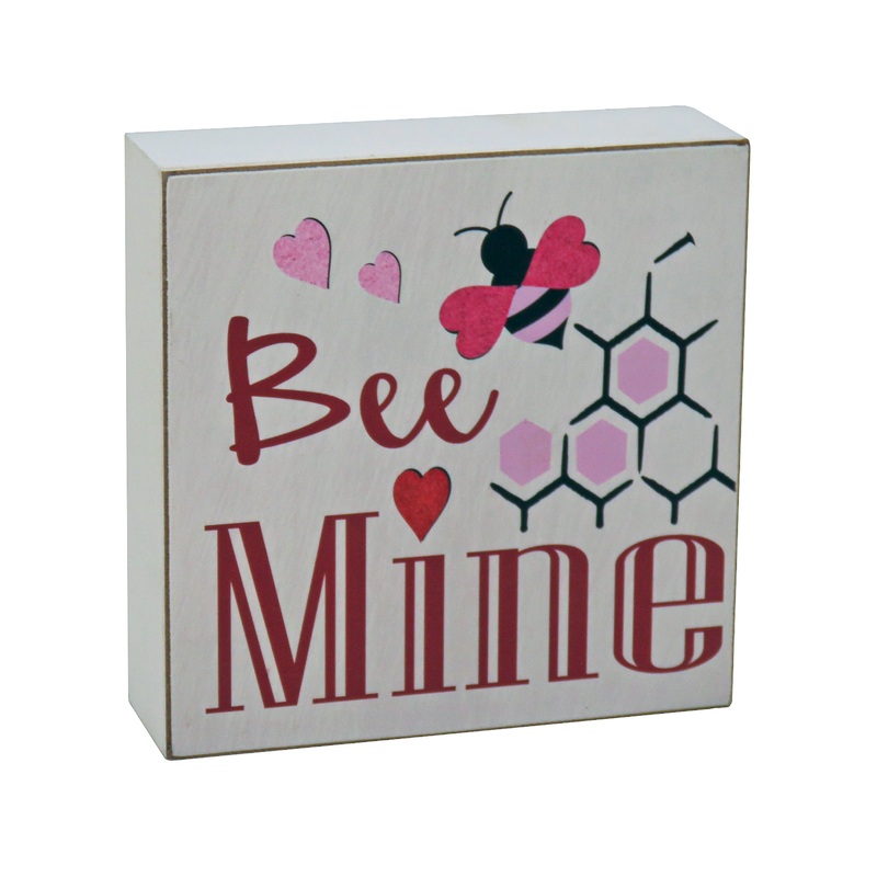 5 in. 'Bee Mine' Tabletop Decoration