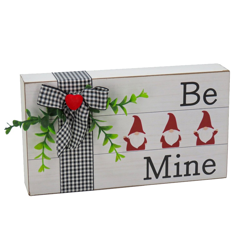 9 in. Valentine's 'Be Mine' Tabletop Decoration