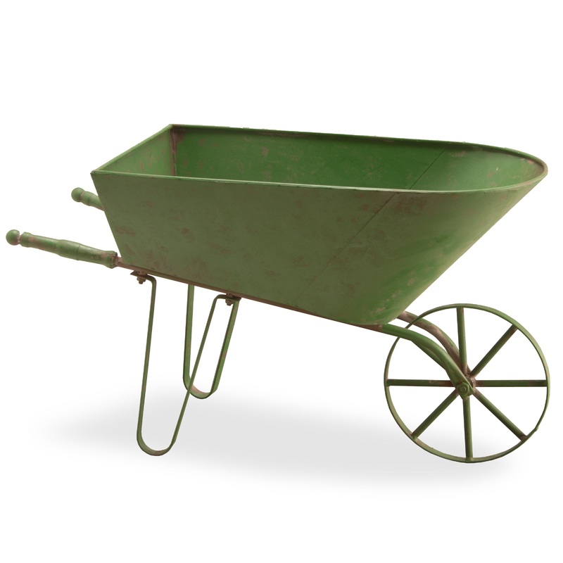 27" Garden Accents Wheel Barrow