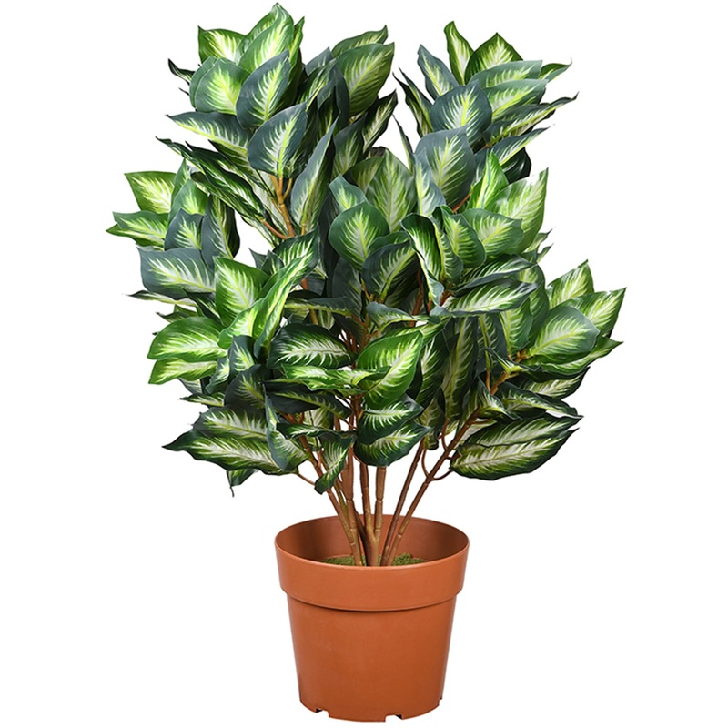30 in. Hosta Topiary Plant in Brown Round Growers Pot