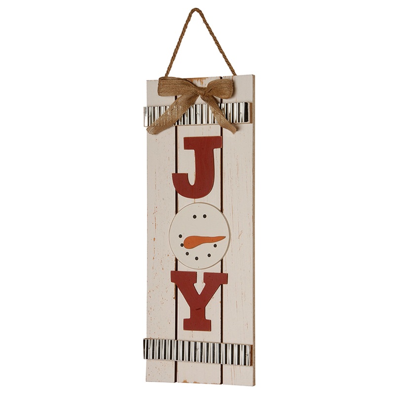 18 in. JOY Sign Wall Art