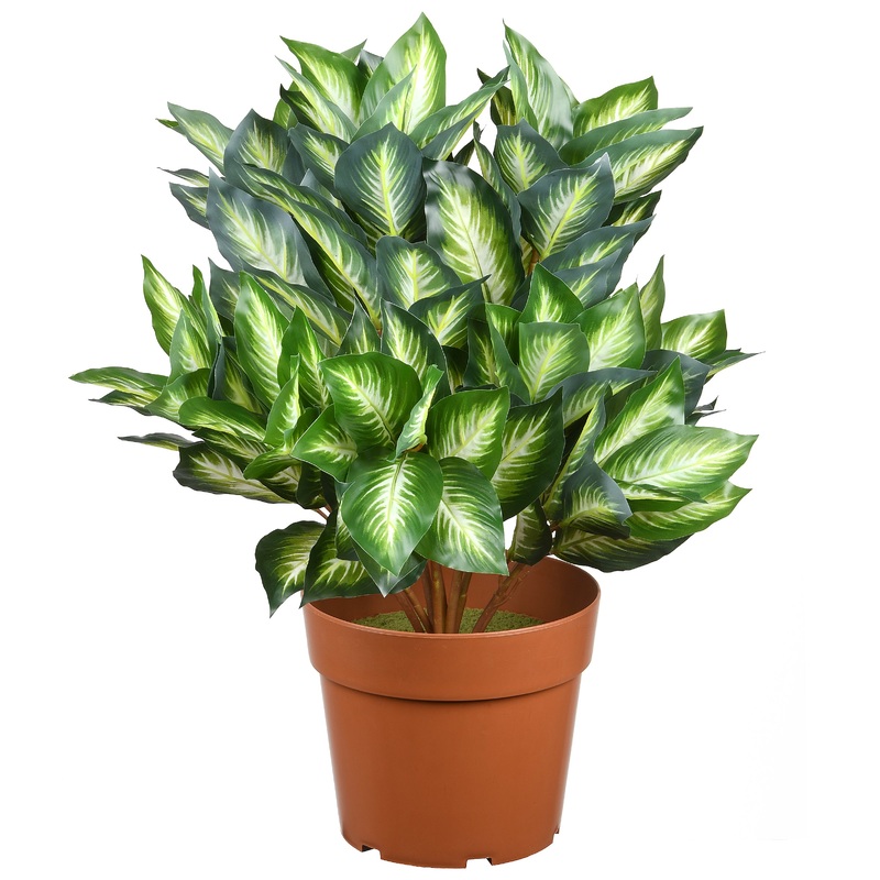 24 in. Hosta Topiary Plant in Brown Round Growers Pot