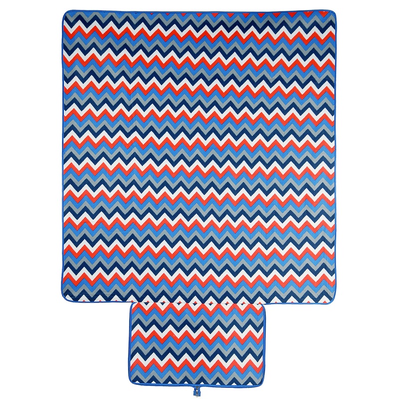 59 x 53 in. Travel Blanket in Shoulder Sling Bag