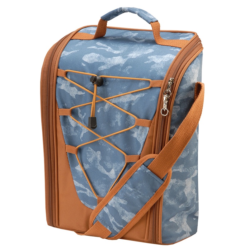 9.5x4.5x13 in. 2 Bottle Wine Tote Bag