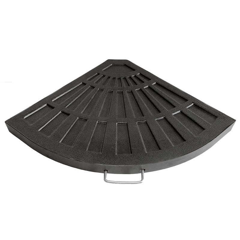 Pie Shape Resin Umbrella Base Section