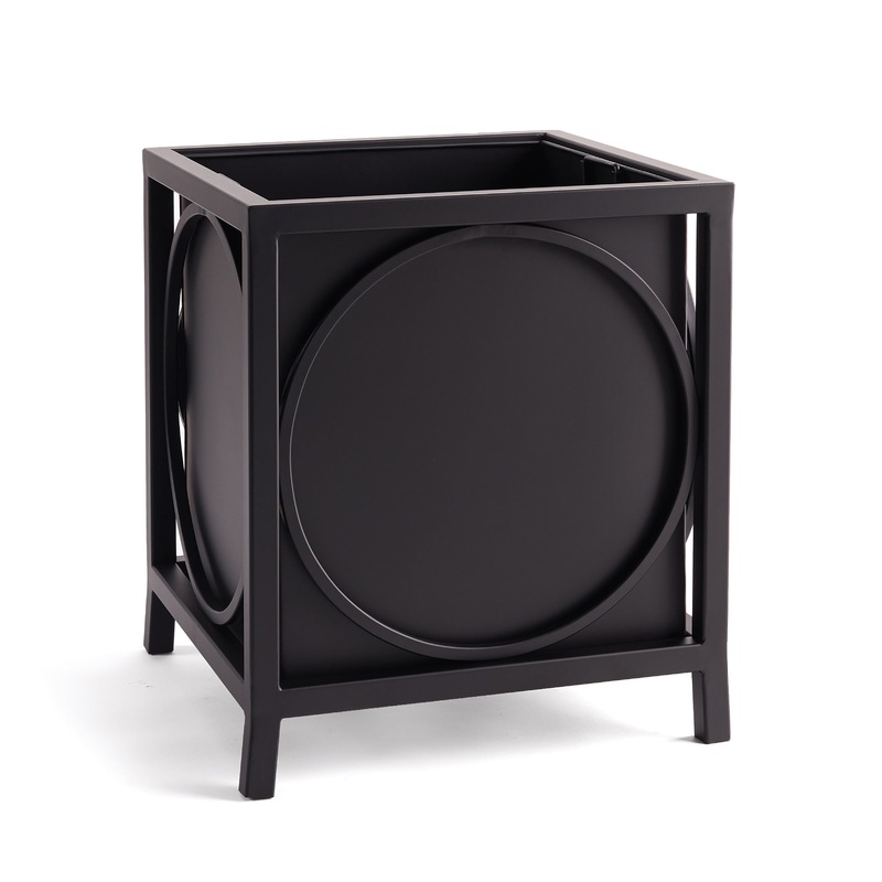 23 in. St. Remy Planter, Black Color