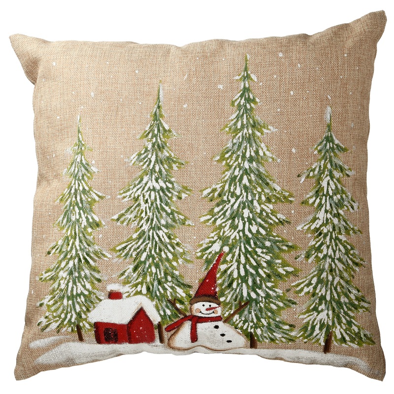 18 in. Alpine Collection Evergreen Trees Pillow