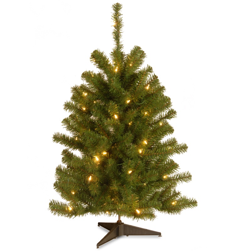 3 ft. Pre-Lit Eastern Spruce Tree with Clear Lights