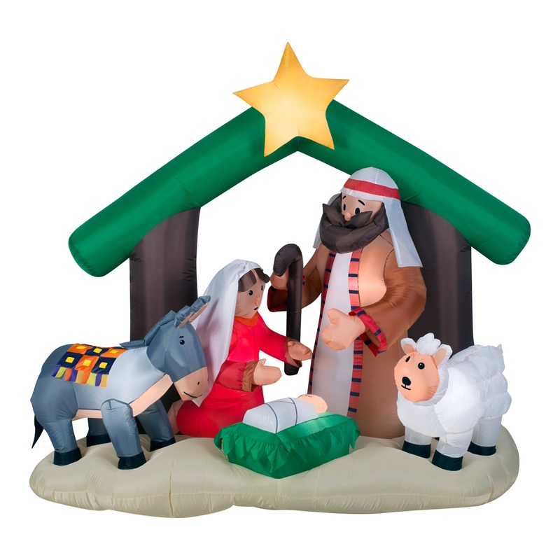 7 ft. Inflatable Nativity Scene