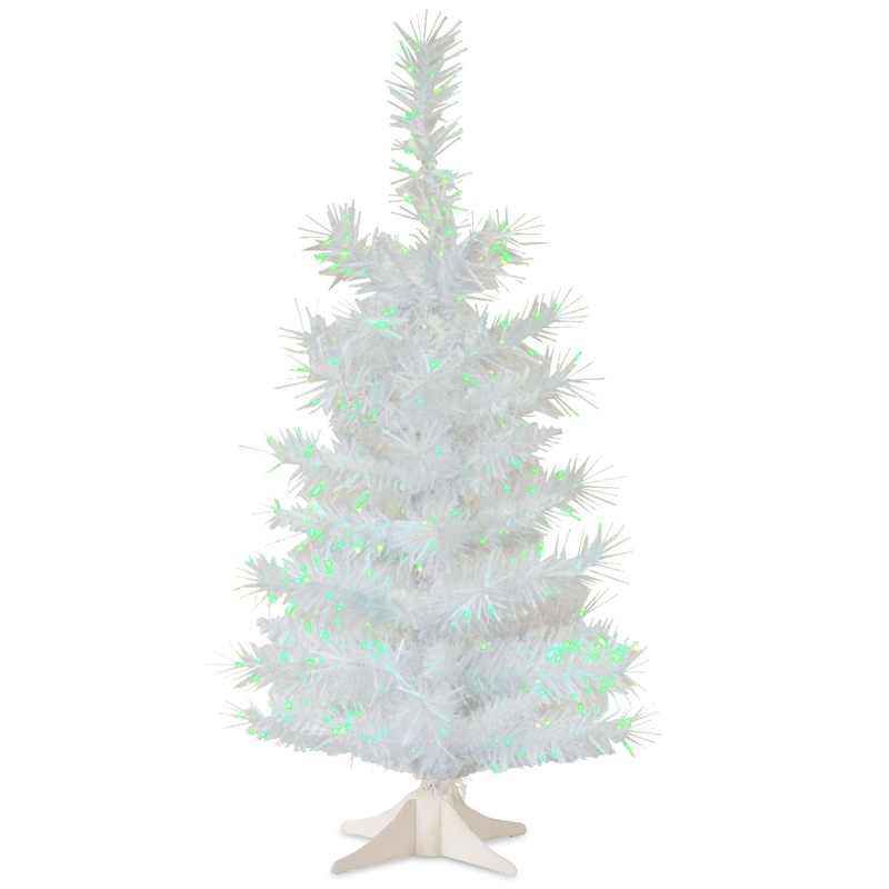 2 ft. Tinsel Collection White Tree