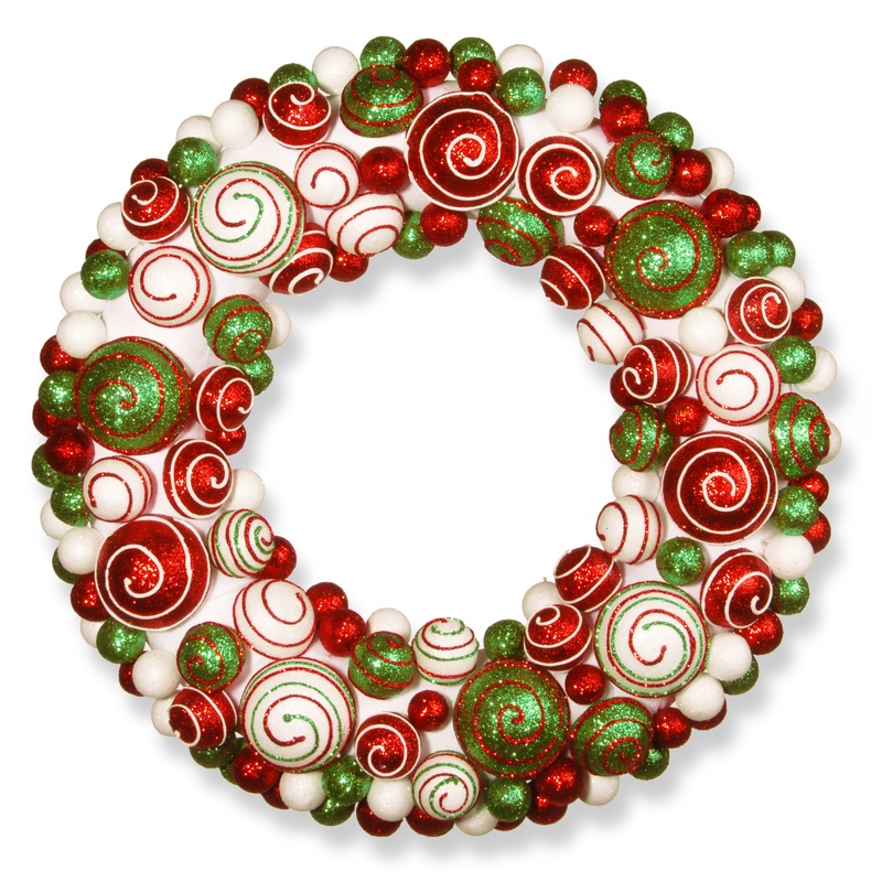 20 in. Ornament Wreath