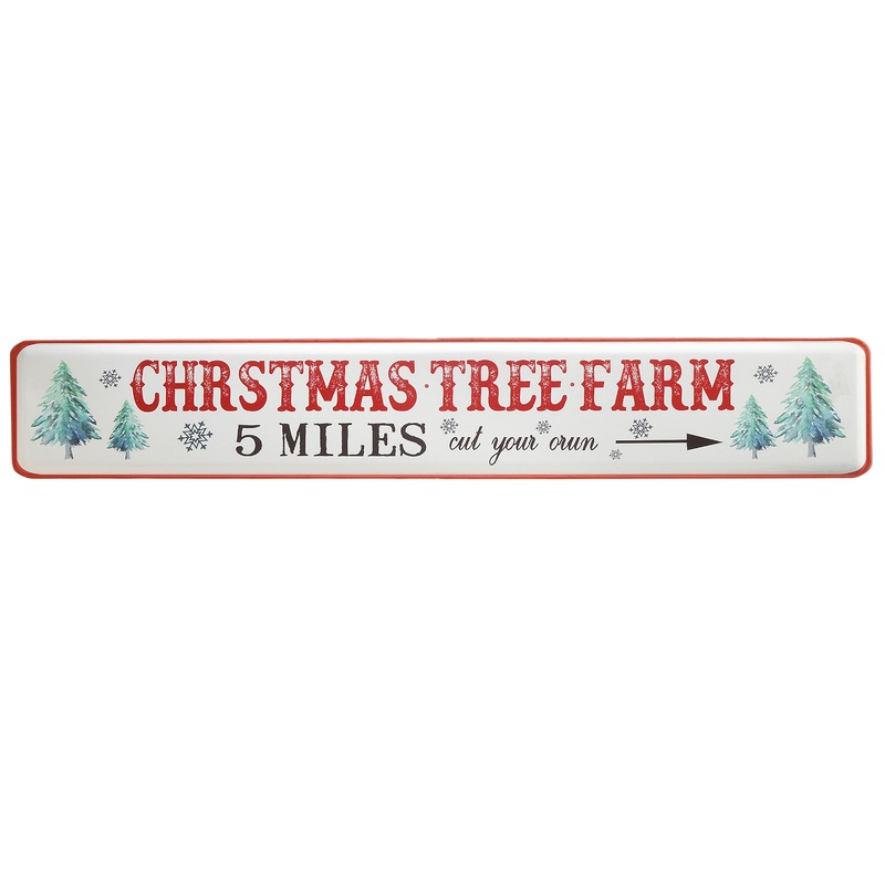 47 in. Vintage Tree Farm Wall Sign