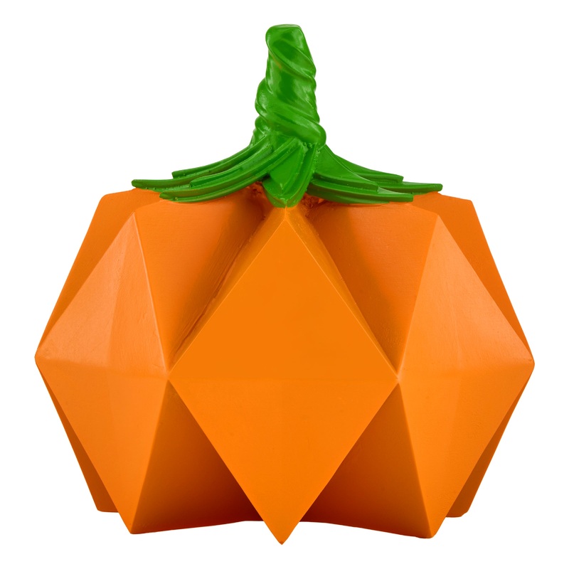 6 in. Halloween Origami Pumpkin Tabletop Decoration